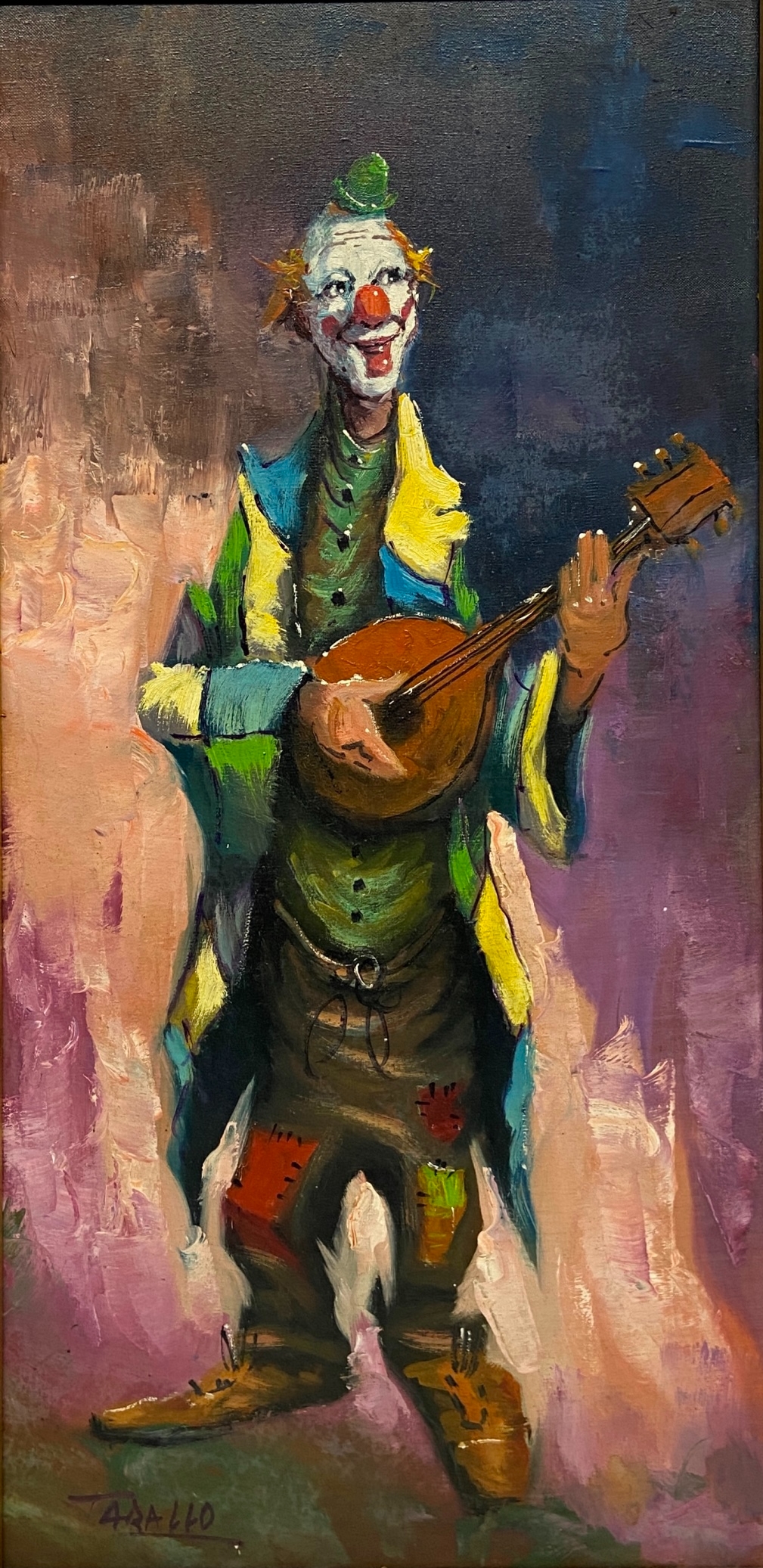 Artwork by Eduardo Vernazza, Payaso, Made of oil on canvas