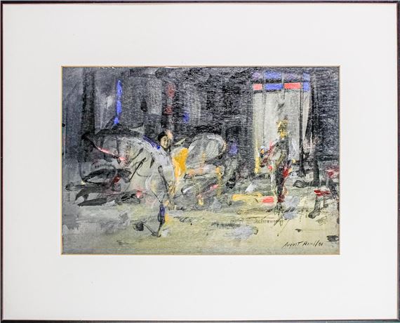 Composición figurativa by August Rosell Farer