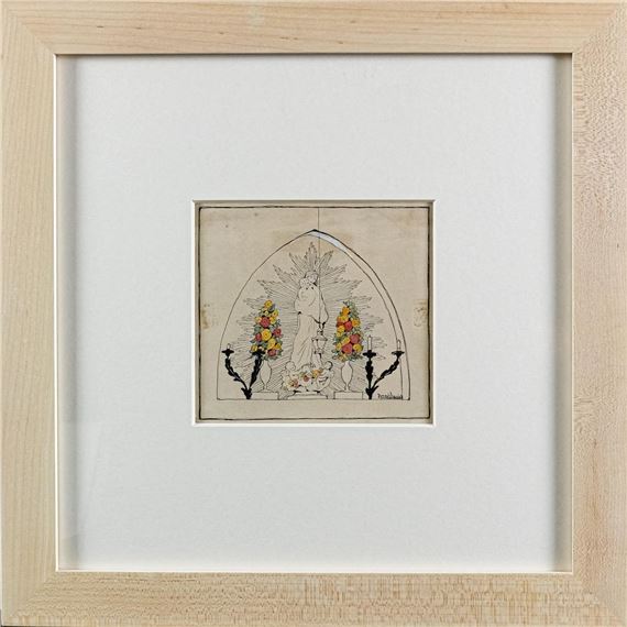 Pere Torné Esquius | Ltar con imagen de la Virgen | MutualArt