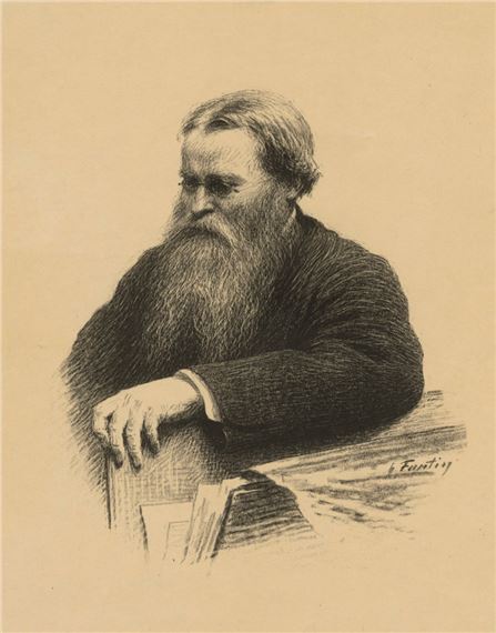 Henri Fantin-Latour | Portrait of Edwin Edwards. (1892) | MutualArt