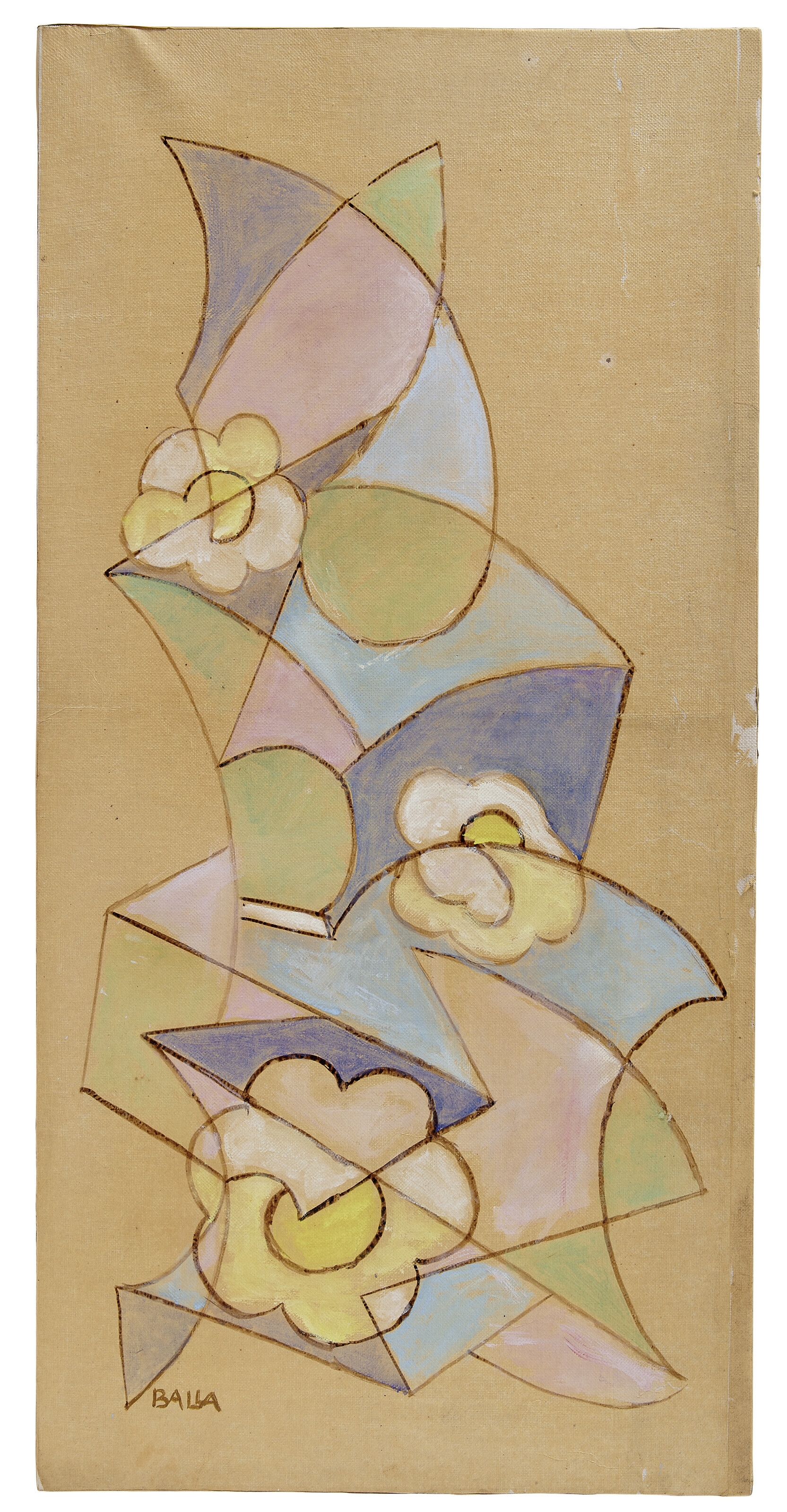 Motivo floreale per sciarpa by Giacomo Balla, 1920-1925