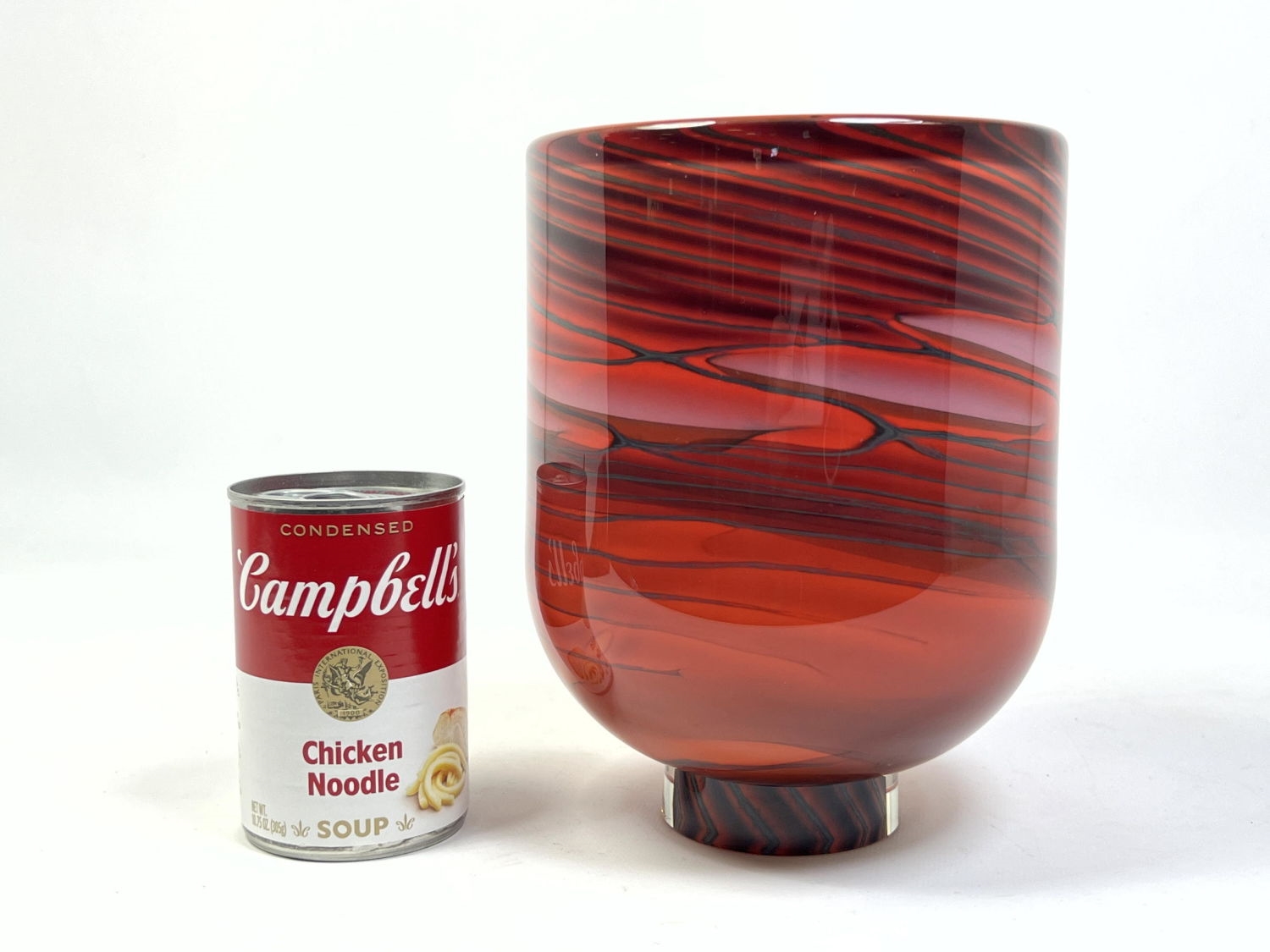 Steven Main | Studio Art Glass Vase (1991) | MutualArt