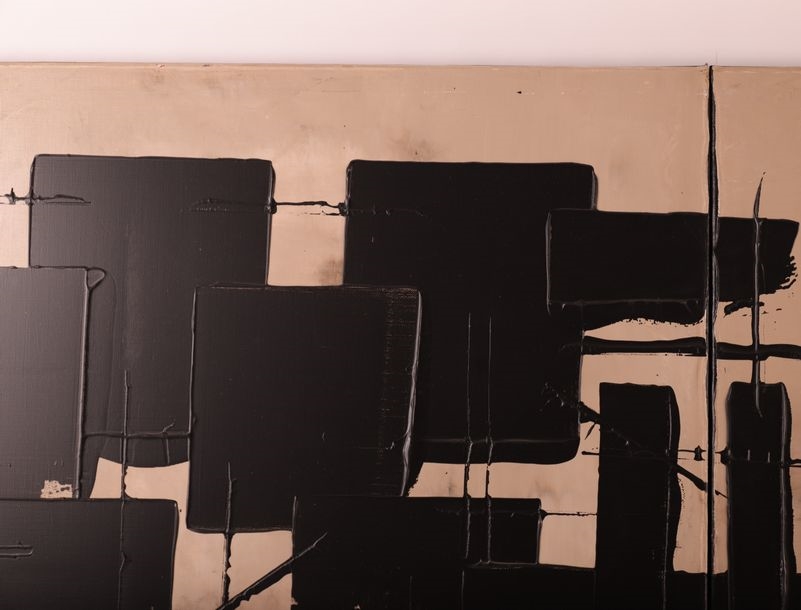 Artwork by Marc Loiseau, COMPOSITION IN DIPTYCH, Made of Acrylic