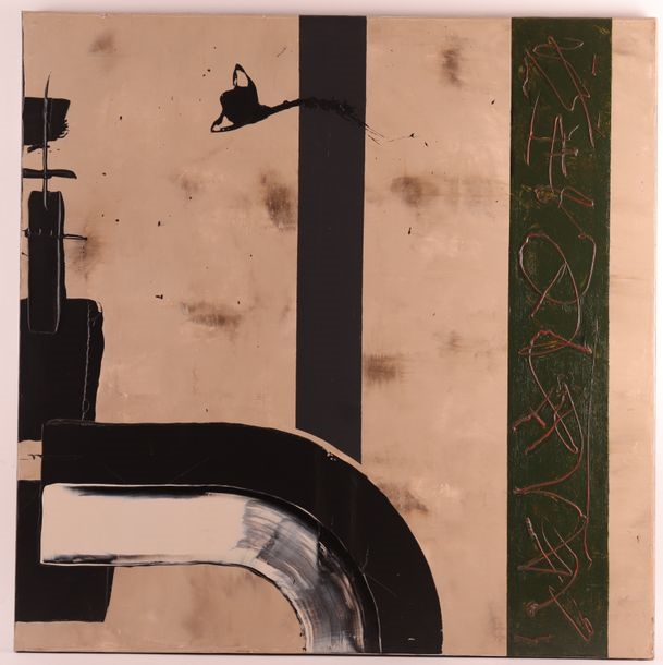 Artwork by Marc Loiseau, COMPOSITION IN DIPTYCH, Made of Acrylic