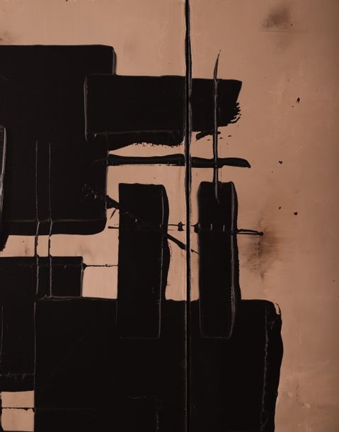 Artwork by Marc Loiseau, COMPOSITION IN DIPTYCH, Made of Acrylic