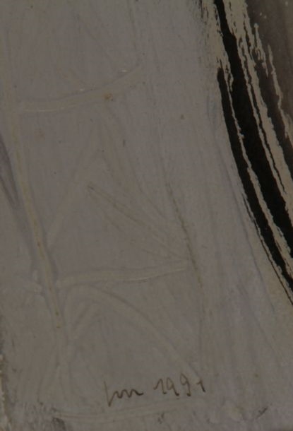 Artwork by Jean-Marie Deroche, Nu Huile sur toile monogrammée en bas à gauche