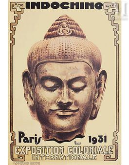 Indochine (Tête de Angkor Vat ) Paris 1931 Exposition Coloniale Internationale - Serre