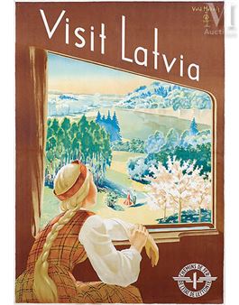 Visitez la Lettonie - Visit Latvia - Chemins de Fer de Lettonie - Voldemar Mednis