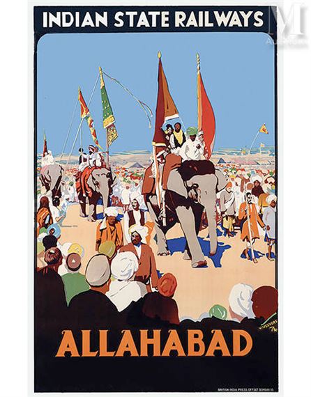 Allahabad Indian State Railways by Victor Veevers, 1930