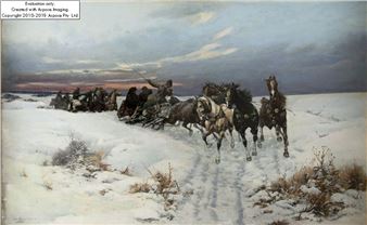 Sledging - Bohdan von Kleczyński