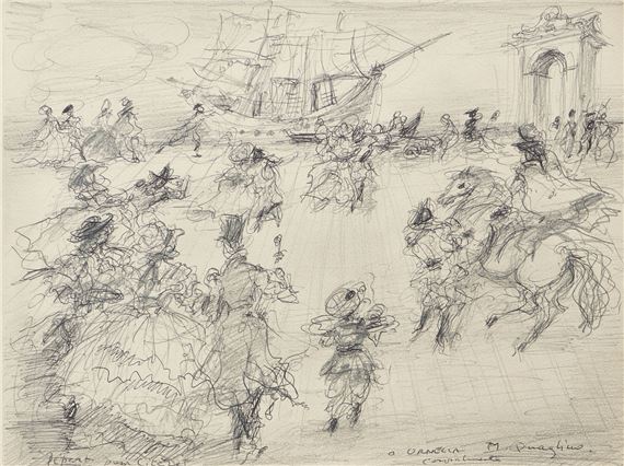 Depart pour Citere! 1940s by Massimo Quaglino, 1940s