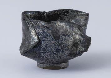 Sake cup, cut and bound - Kanjiro Moriyama