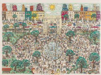 JAMES RIZZI 1989年作JUNK YARD DOGS 175/13 James Rizzi | JUNK YARD DOGS (1989) | MutualArt