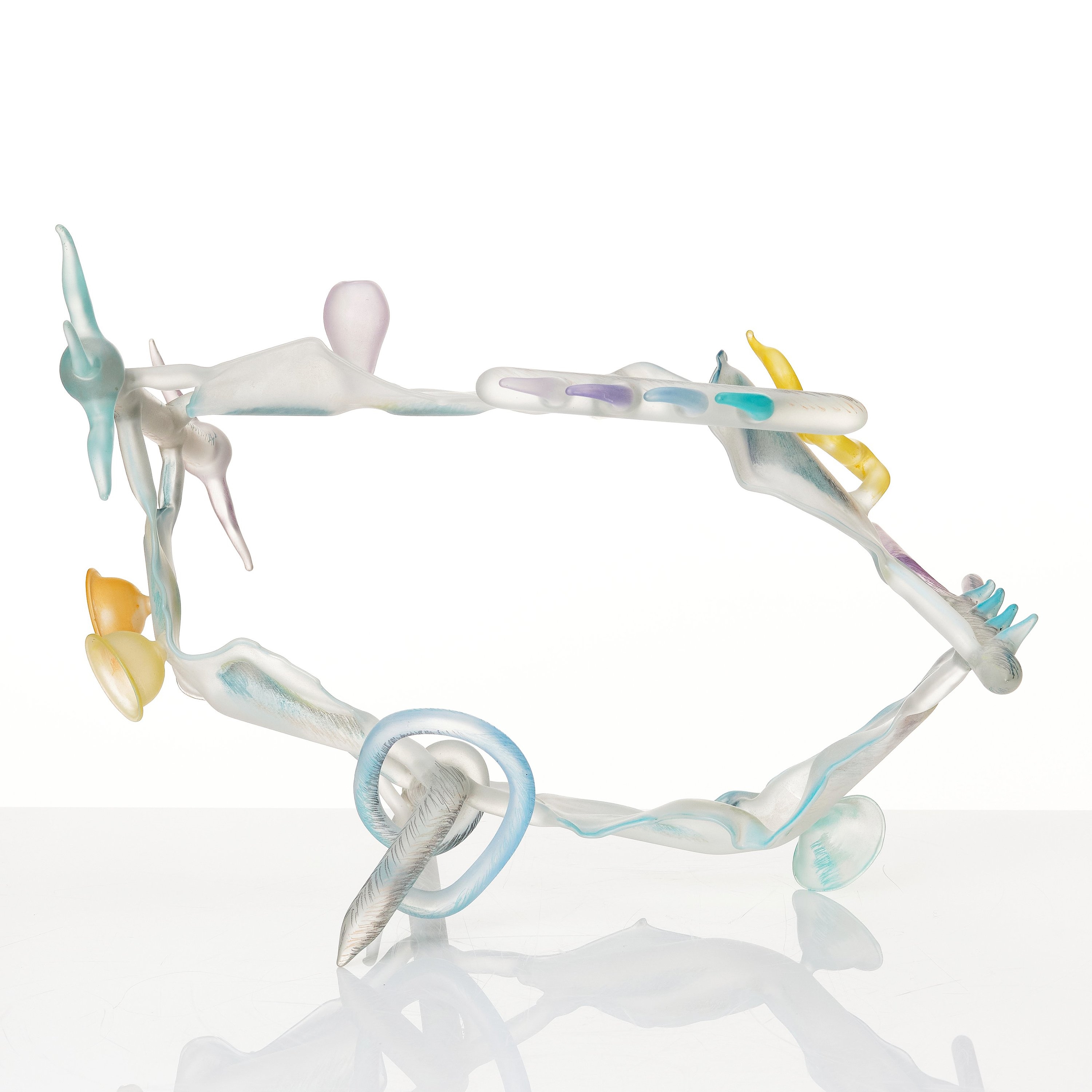 Ginny Ruffner | Ginny Ruffner, a flameworked glass sculpture 'To Miró ...