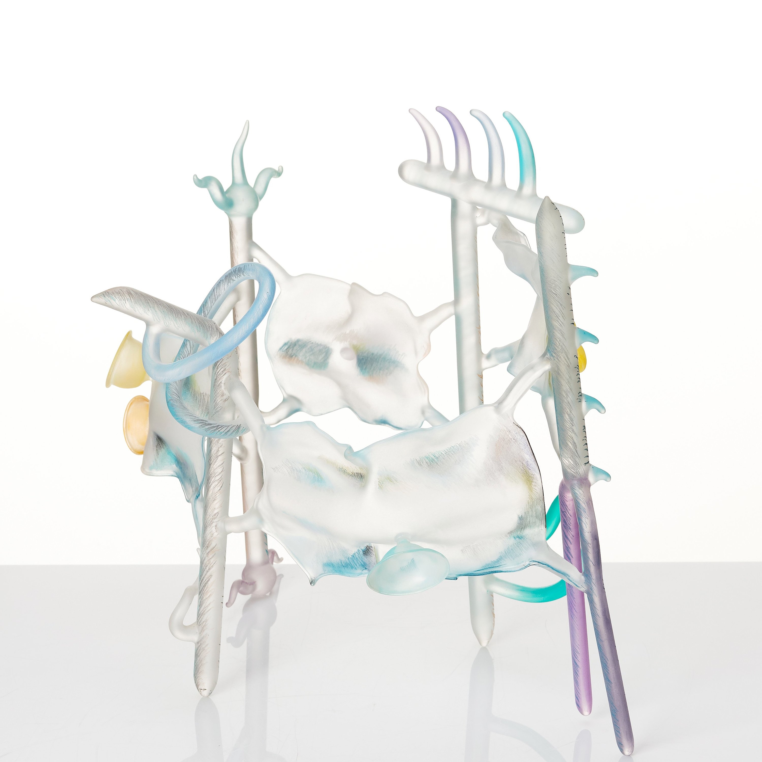 Ginny Ruffner | Ginny Ruffner, a flameworked glass sculpture 'To Miró ...