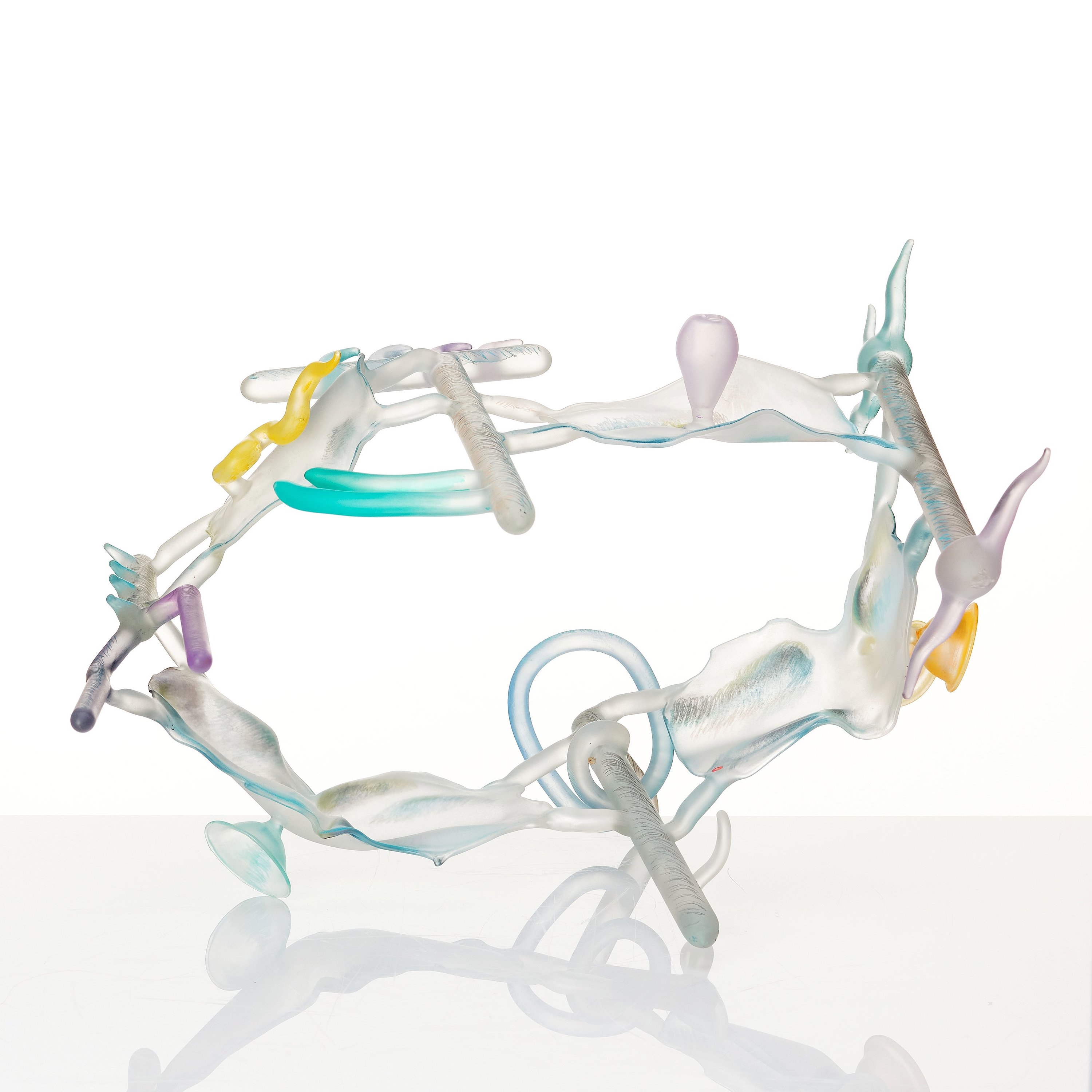 Ginny Ruffner | Ginny Ruffner, a flameworked glass sculpture 'To Miró ...