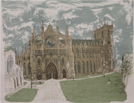 Westminster Abbey North Side by Colin Spencer