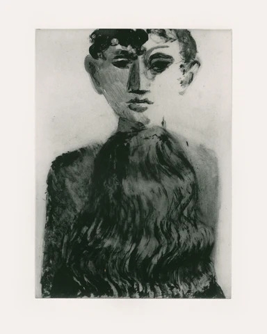 Artwork by Lenz Geerk, Cathy and Heathcliff, Made of etching on wove paper