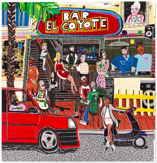 Bar el Coyote by Filipp Jenikae, Painted in 2022