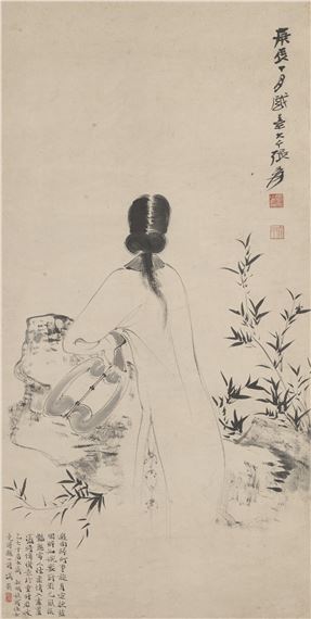 Lady by Zhang Daqian, 1940