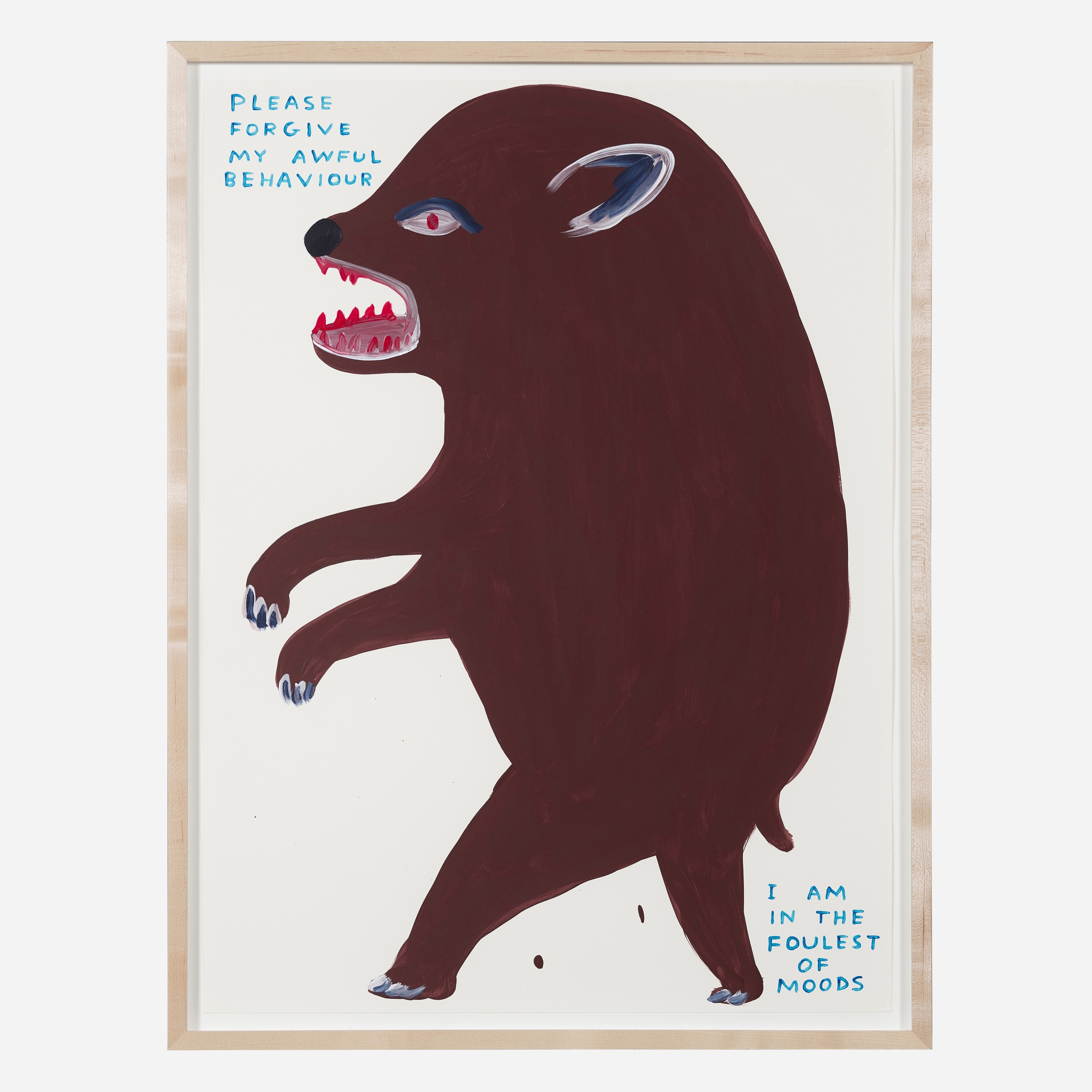 David Shrigley | Please Excuse My Awful Behavior (2021) | MutualArt