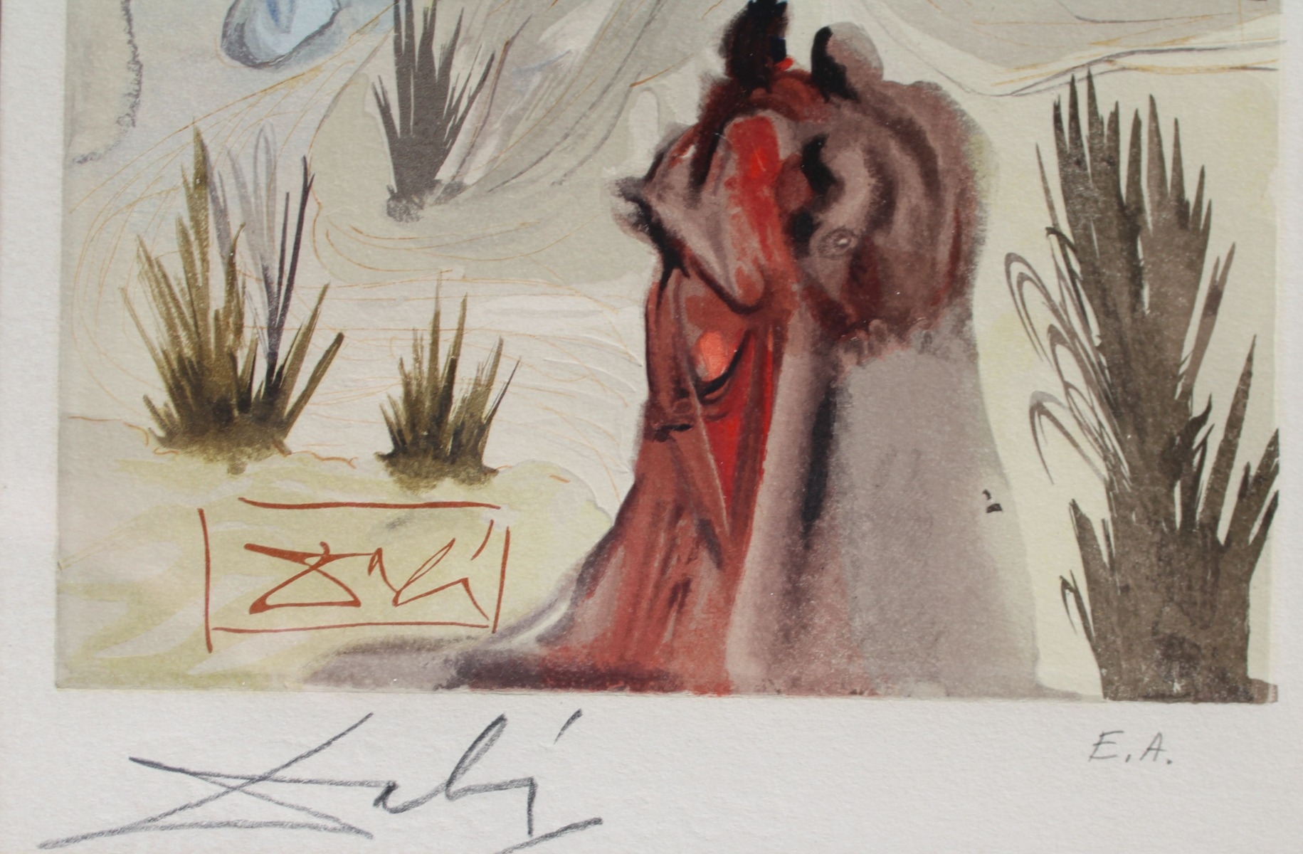 Dante Alighieri interpretado por Dalí