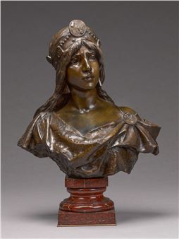Bust of a woman - Emmanuel Villanis