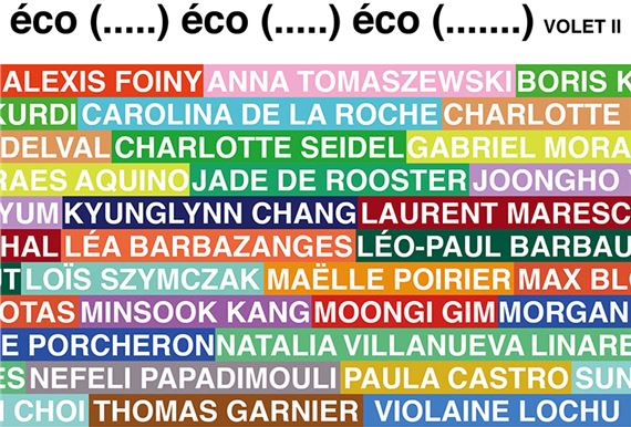 Éco (…..) Éco (…..) Éco (…….) Volet 2 - Galerie Dohyang Lee