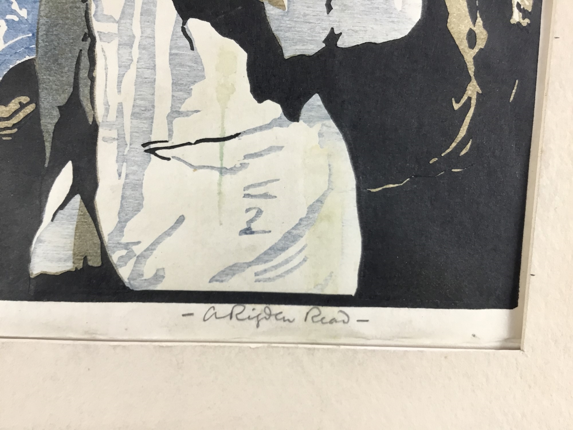 Arthur Rigden Read | 'On the Road' figure with donkeys | MutualArt