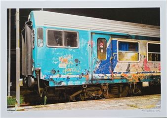 Sans titre Sérigraphie sur papier Signé et daté 2015 en bas à droite Numéroté 44/100 en bas à gauche 50 x 70 cm - Thierry Furger