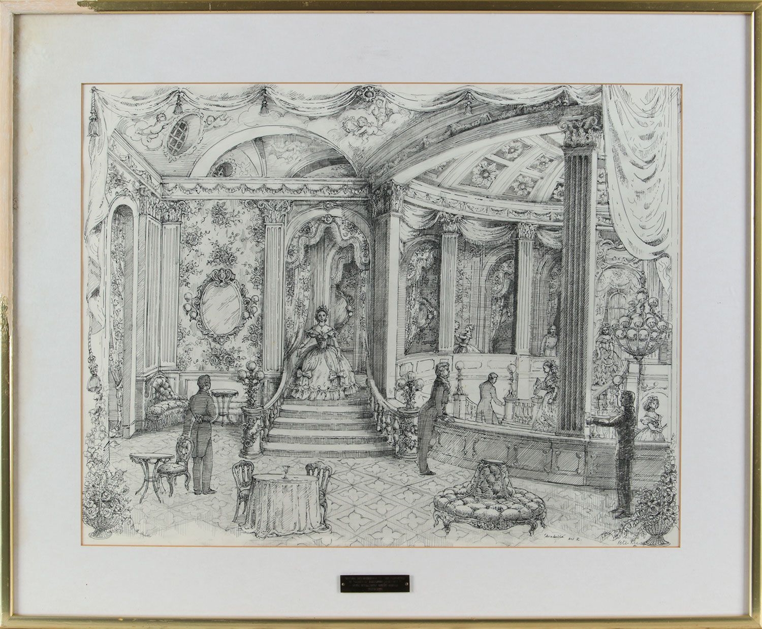 Peter Rice | SET DESIGN FOR THE 1962 PRODUCTION OF ARABELLA | MutualArt