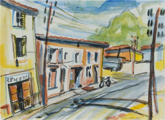 FRENCH STREET SCENE by Sylvia Cooke-Collis