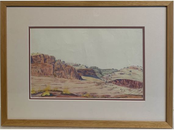 (Hills and mountain ranges) by Reuben Pareroultja