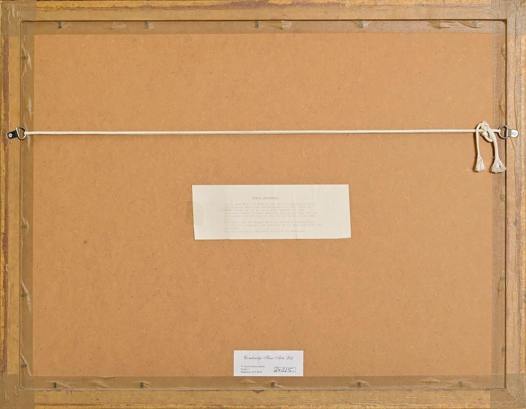 Artwork by Cyril Mulkernes, Ducks in Flight, Made of watercolour on paper