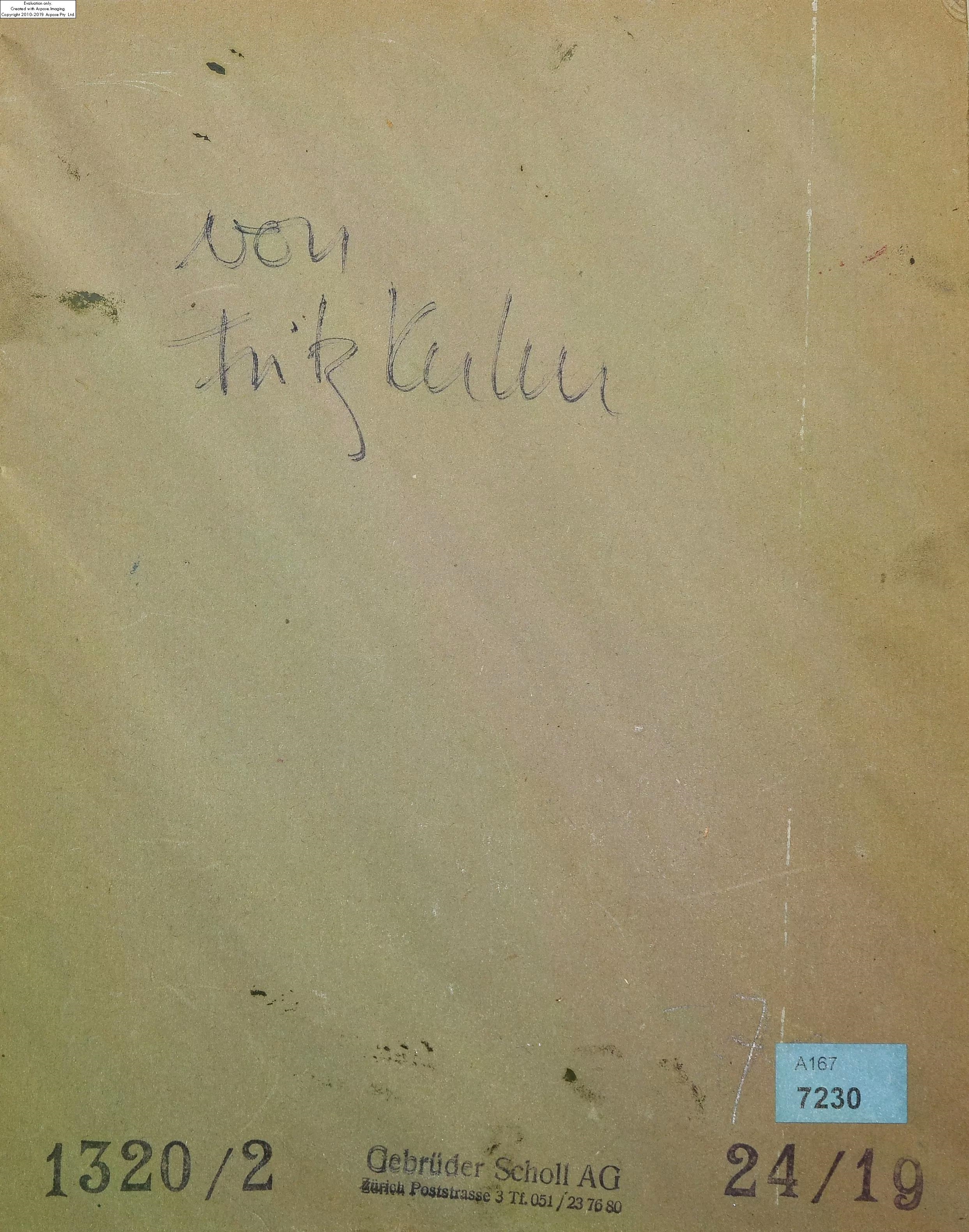 Artwork by Friedrich Kuhn, Zwei Figuren mit Elefant und Palme