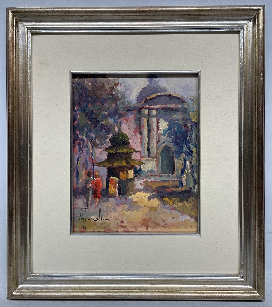 Artwork by Jorge Pizzanelli, Paisaje Urbano, Made of oil on fiber