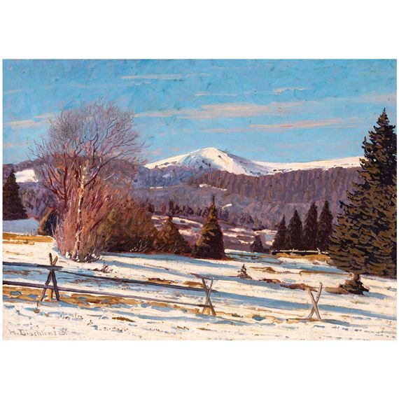 «Am Feldberg (at the Feldberg)» by Hermann Dischler, 1920