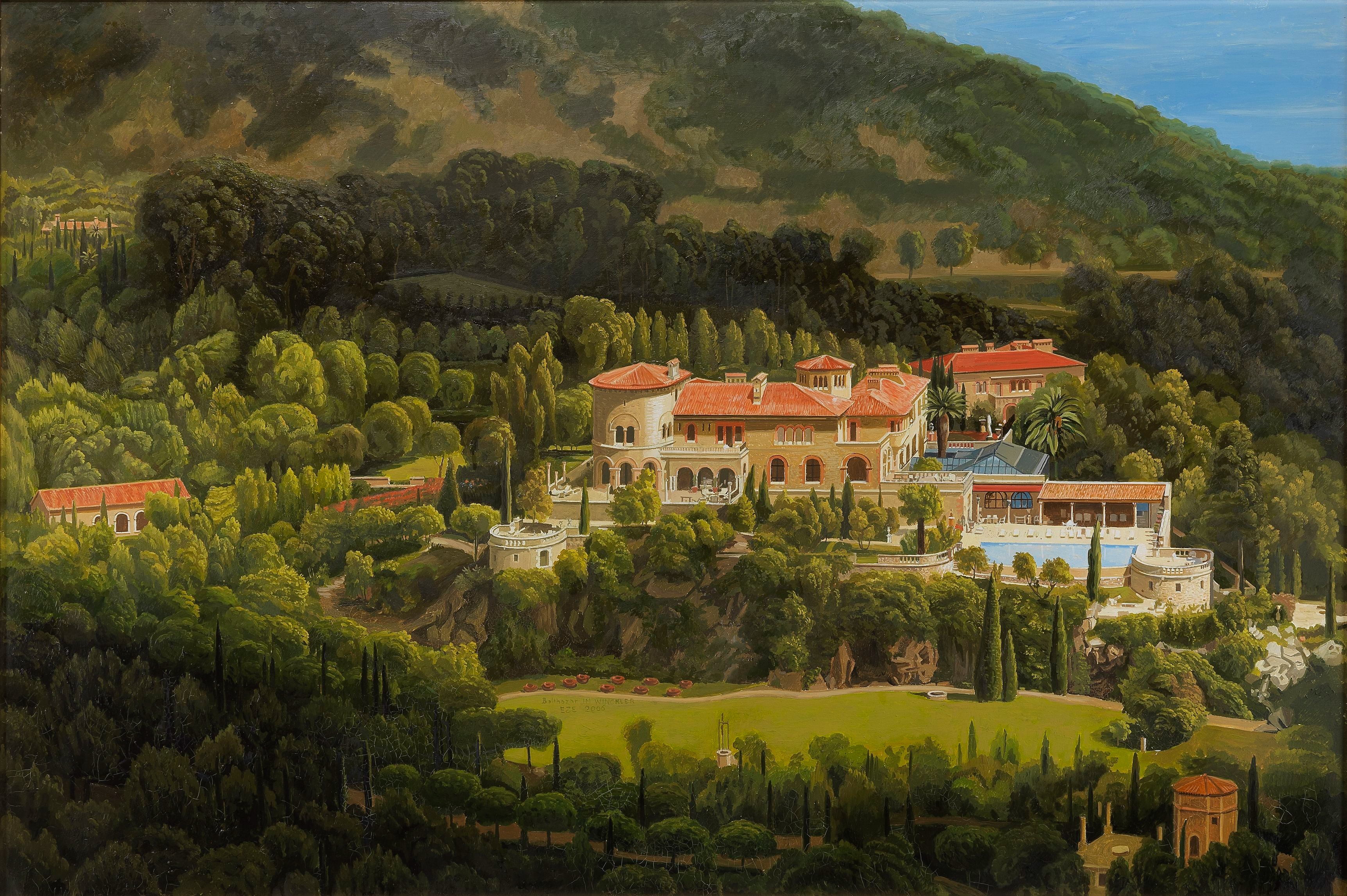 Vue d'une villa en Italie by Jean-Marc Winkler