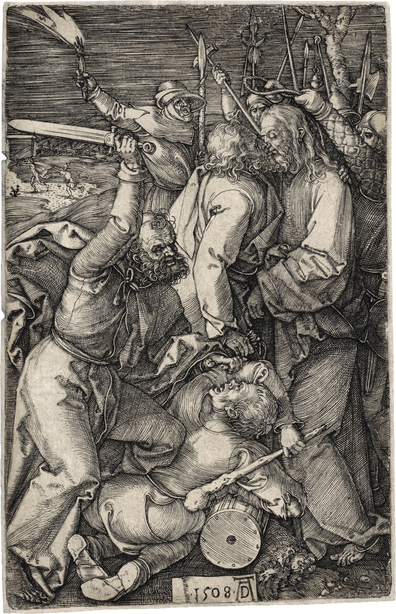 Artwork by Albrecht Dürer, Gefangennahme Christi, Made of Engraving