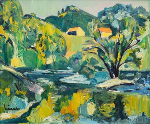 Sitterlandschaft bei Appenzell (Lank mit Burgstock)