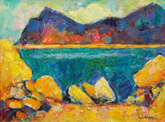 Bucht auf Korsika by Carl Walter Liner