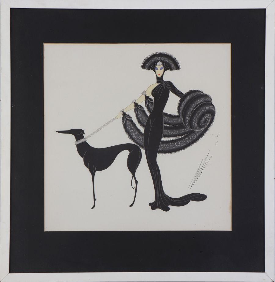 Erté | Symphony in Black | MutualArt