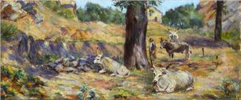 Siesta of oxen - Roberto Pio Gatteschi