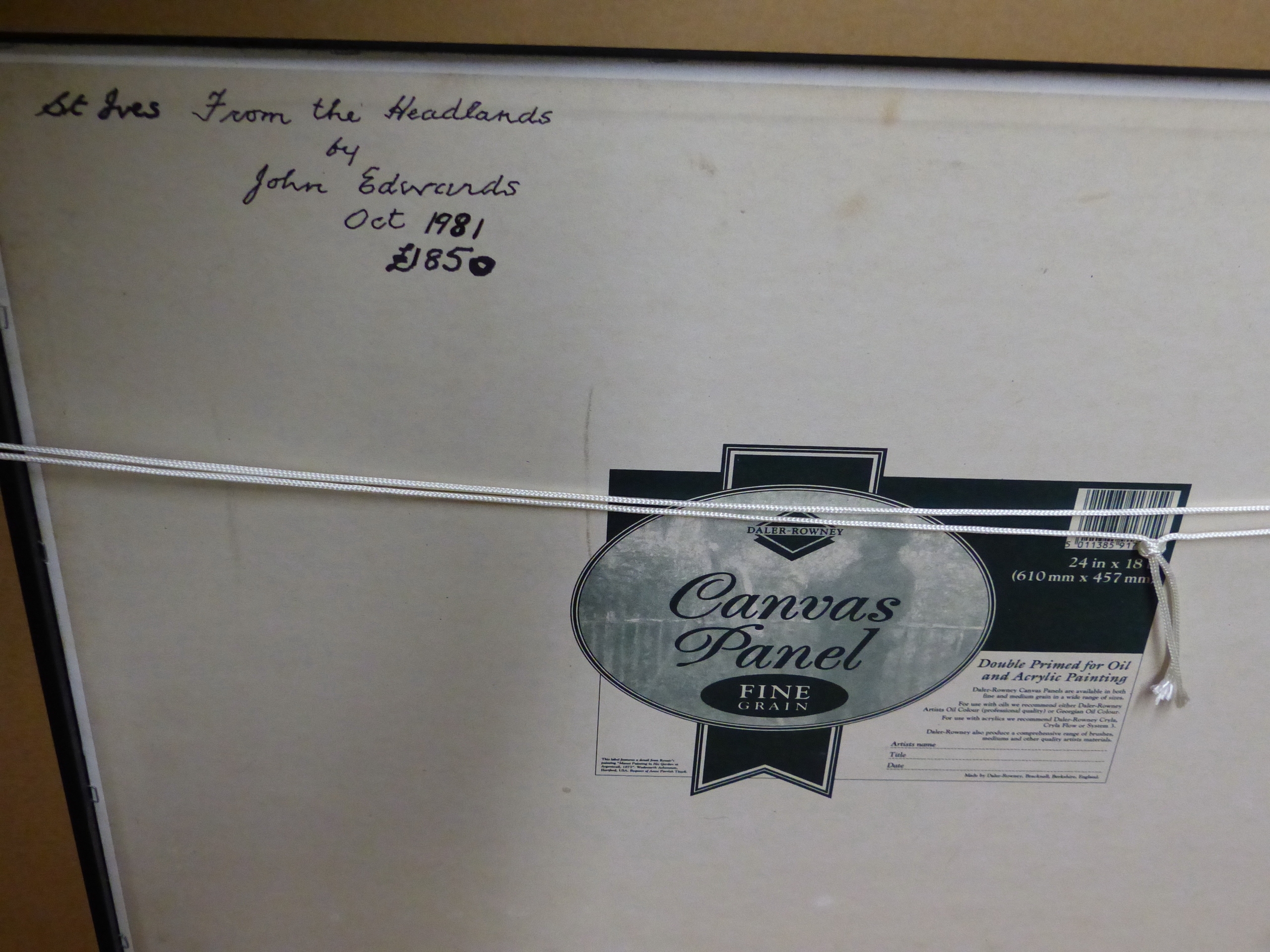 Artwork by J. Edwards, J. EDWARDS (ARR) 20/21st.C. CROWAN 41 x 51cms, Made of OIL ON PREPARED BOARD