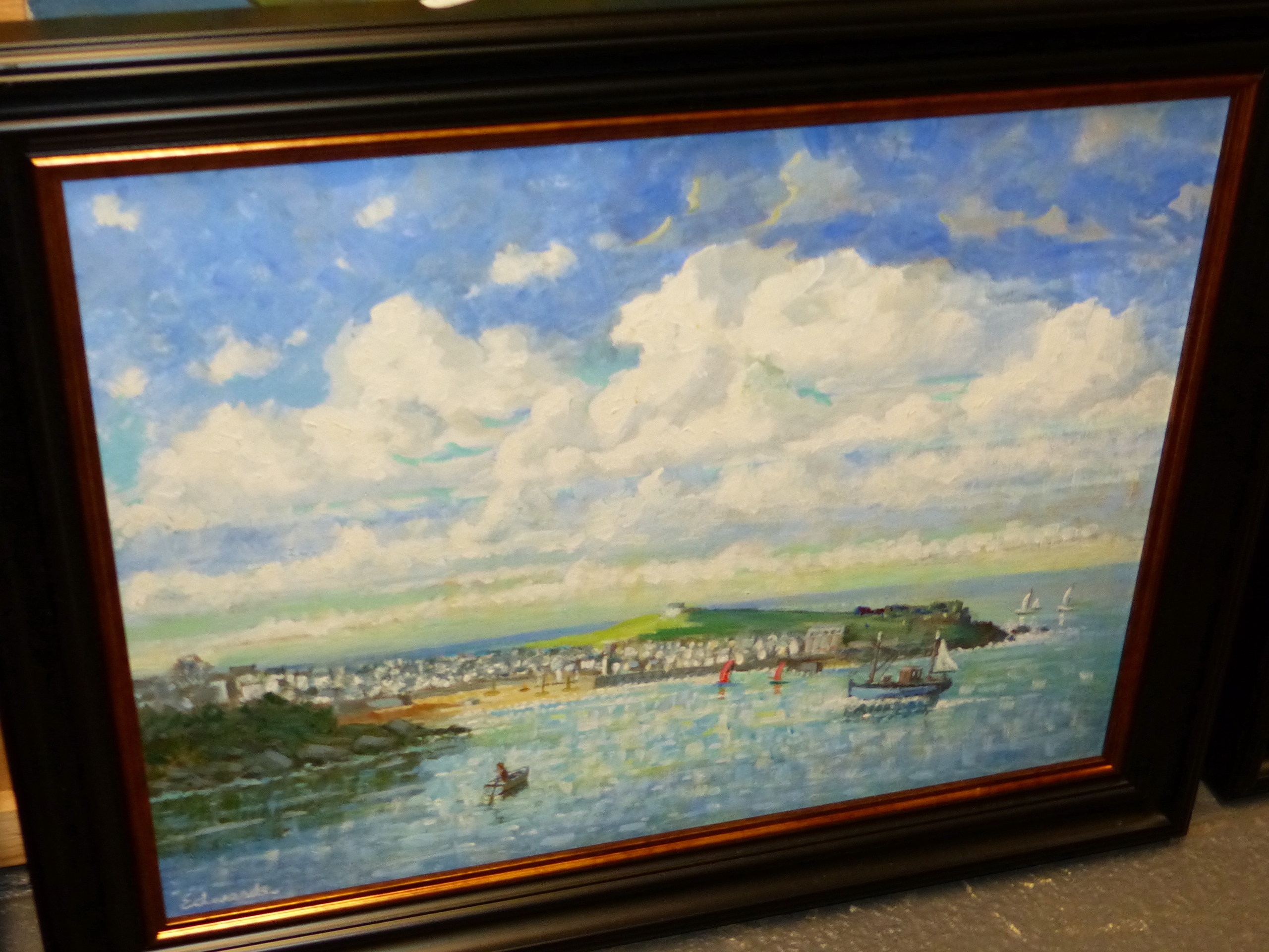 Artwork by J. Edwards, J. EDWARDS (ARR) 20/21st.C. CROWAN 41 x 51cms, Made of OIL ON PREPARED BOARD