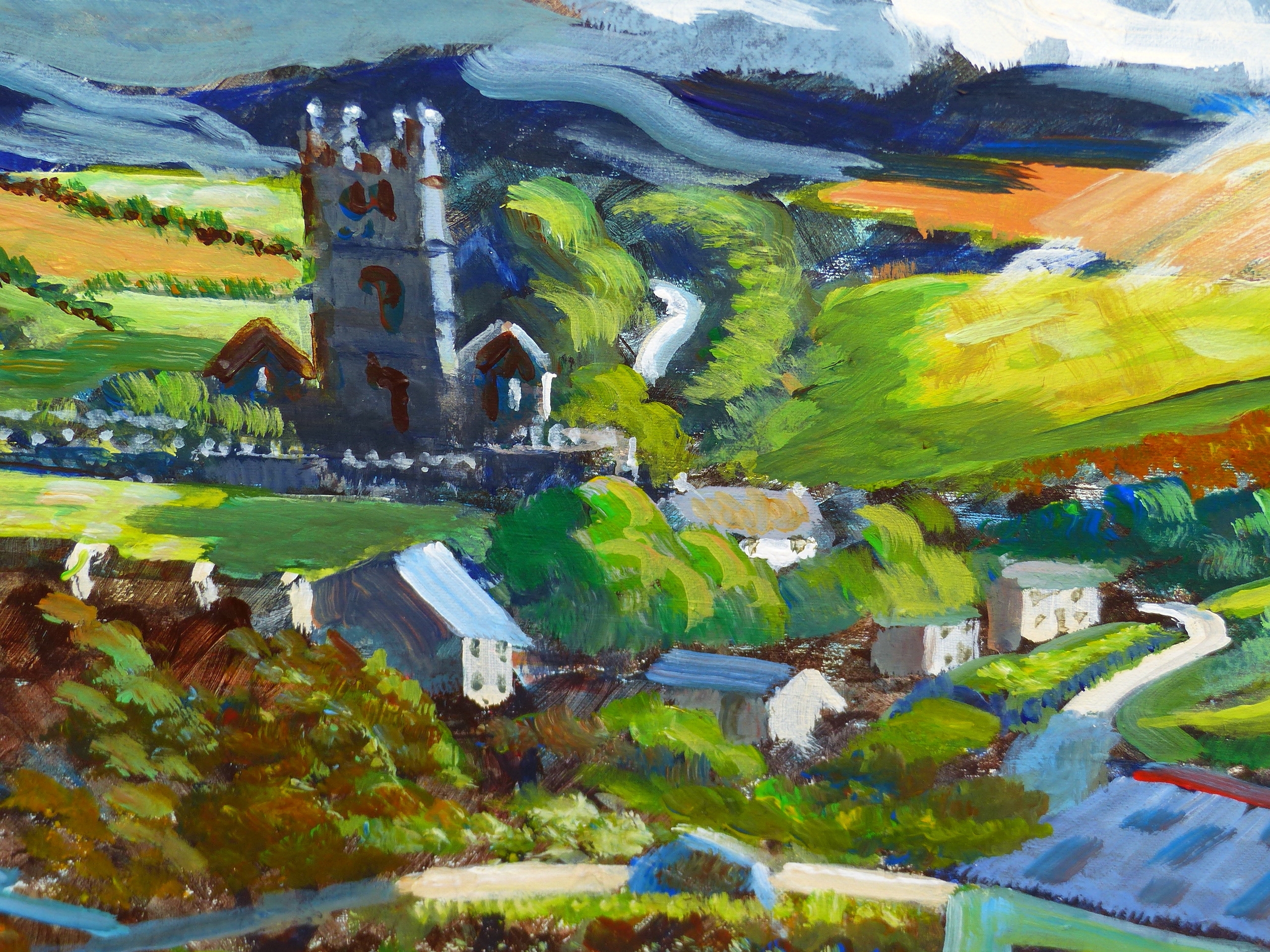 Artwork by J. Edwards, J. EDWARDS (ARR) 20/21st.C. CROWAN 41 x 51cms, Made of OIL ON PREPARED BOARD