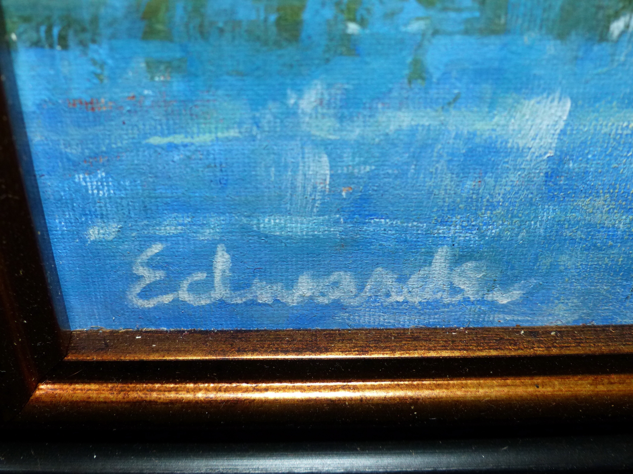 Artwork by J. Edwards, J. EDWARDS (ARR) 20/21st.C. CROWAN 41 x 51cms, Made of OIL ON PREPARED BOARD