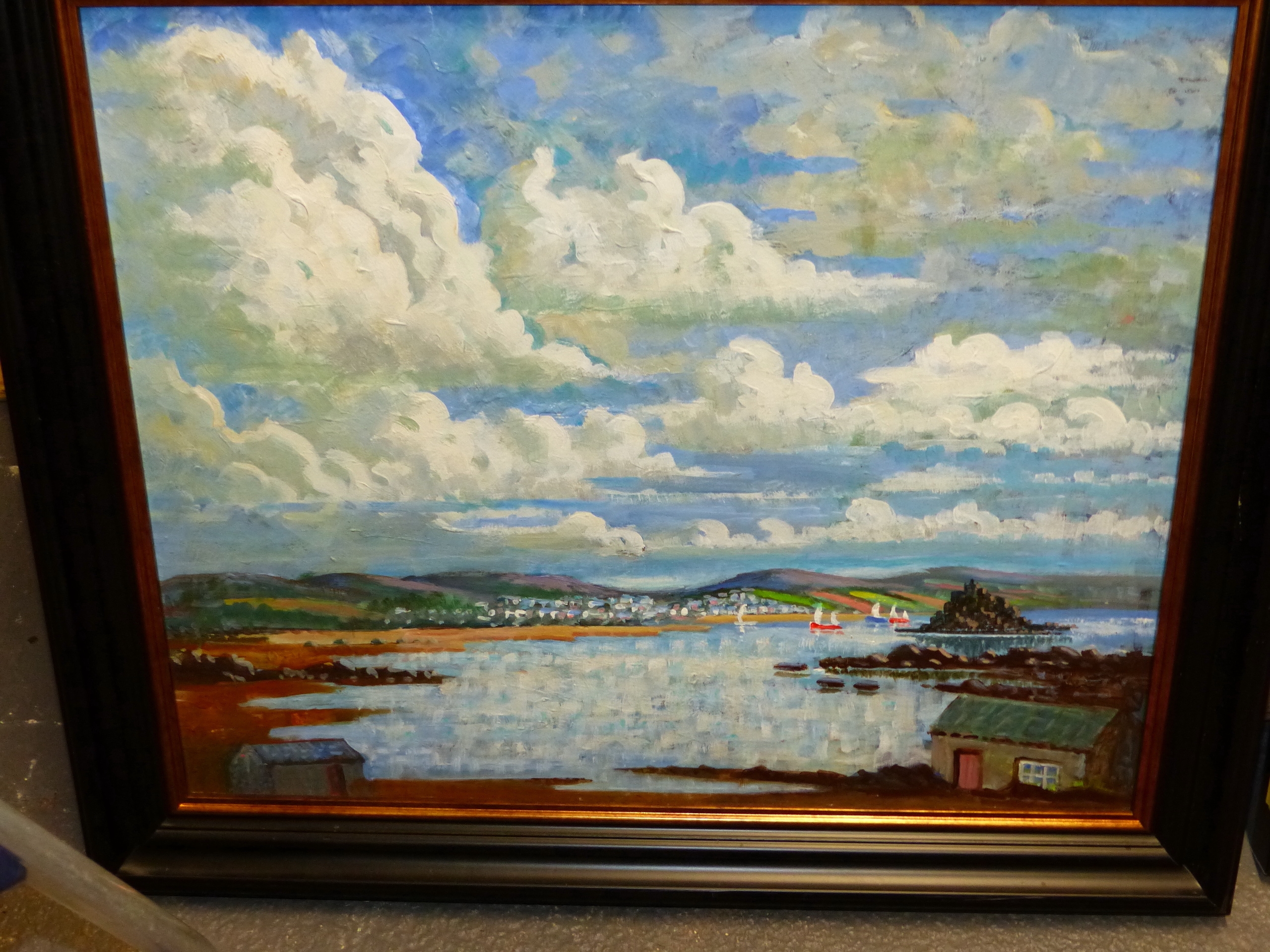 Artwork by J. Edwards, J. EDWARDS (ARR) 20/21st.C. CROWAN 41 x 51cms, Made of OIL ON PREPARED BOARD