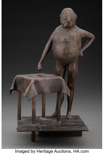 Artwork by Juan Nickford, Untitled, Made of Bronze with brown patina