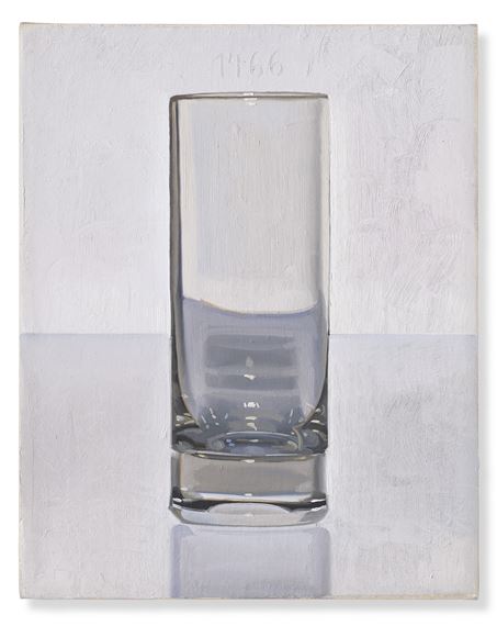 Tag um Tag guter Tag (Day by Day Good Day) Nr. 1466 (Night) by Peter Dreher, Painted in 1996